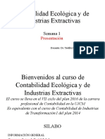 Contabilidad Ecológica y Extractiva UJCM