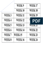 NFL Season Weekly Schedule