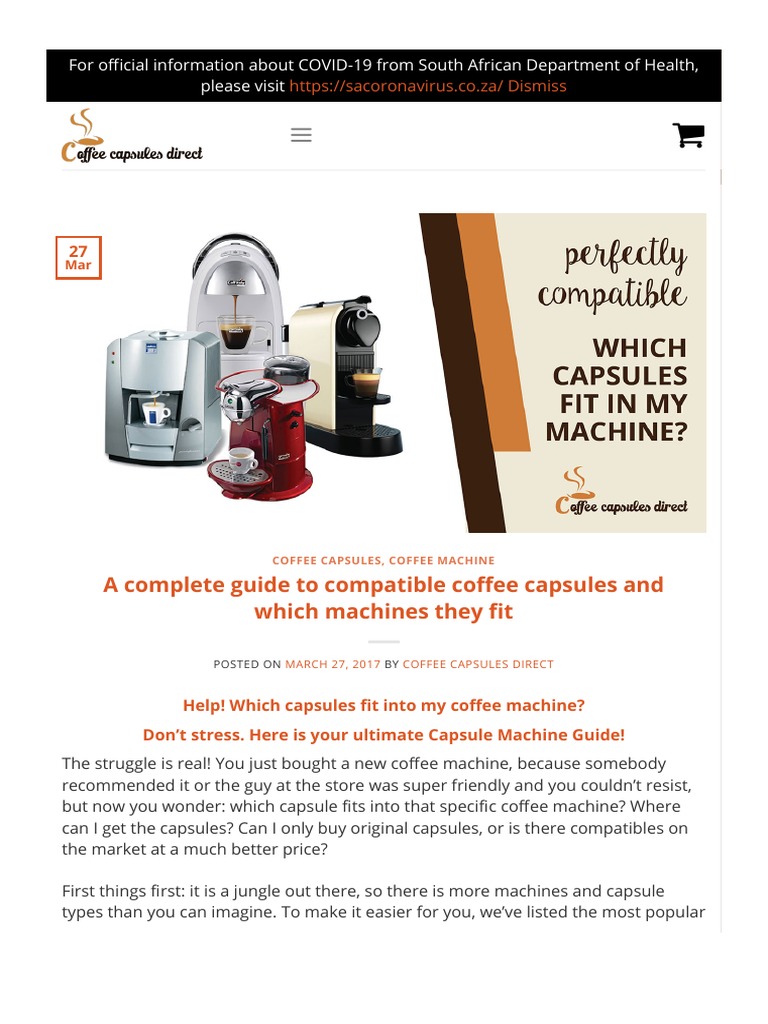 Tassimo® - Le guide complet des machines et des capsules