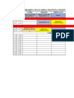 Horario Oficial - Ingenieria Sanitaria-2020 1