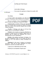 EXEMPLE PE DELF B1 Travailler À L'étranger