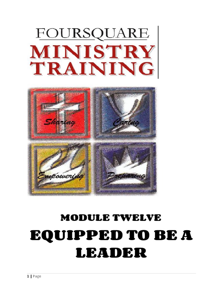 Four Square Gospel - Minstry Training Course | PDF | Paul The Apostle ...