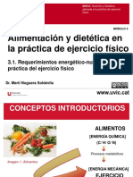 M3.1.Requerimientos Energético-Nutricionales en Práctica Del Ejercicio Físico