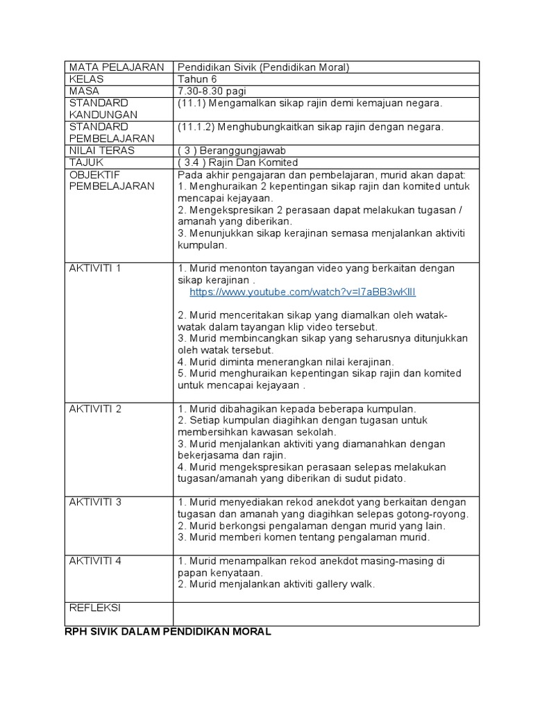 3 4 Rajin Dan Komited Thn 6 Edit Pdf