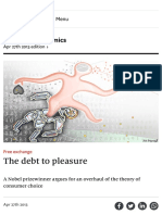 The Debt To Pleasure: Finance & Economics