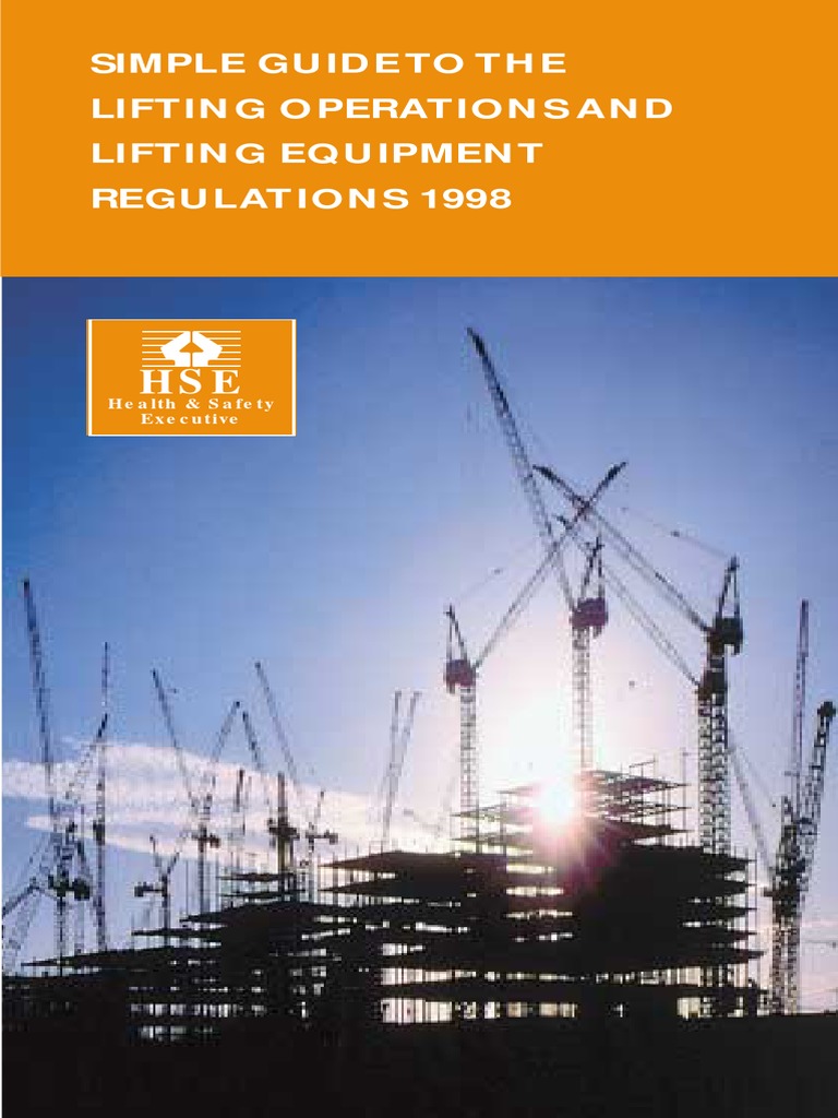 Guide To LOLER PDF Prevention Safety