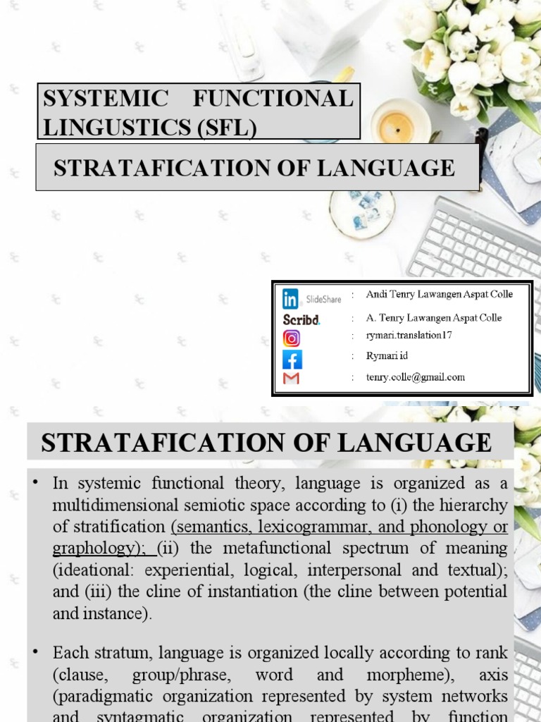 Systemic Functional Linguistics Pdf – IPYGMC