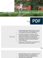 Declaraciones de Mision y Vision