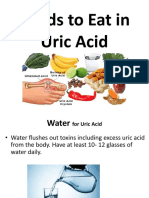 Foods To Eat in Uric Acid