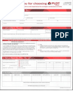 PLDT Application Form
