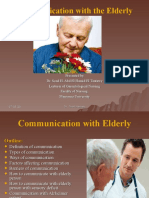 Communication With The Elderly