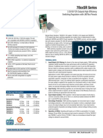 78Xxsr Series: 3.3V/5V/12V Outputs High-Effi Ciency Switching Regulators With Lm78Xx Pinouts