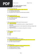 ECON 102 Homework 1 (Due Tuesday, September 27, 2012) (Answer Key Is at The Bottom of This Document)