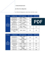 Power Consumption Technical Requirements