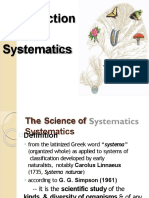 Lecture 2 - Intro To Systematics