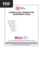 Curriculum, Training and Assessment Guide