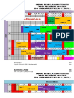 Jadwal Pelajaran Kelas 1 TP 2019-2020 Bloggoeroe