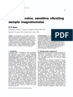 An Inexpensive, Sensitive Vibrating Sample Magnetometer: S R Hoon