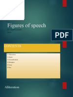 Figures of speech: Alliteration, simile, personification, metaphor, irony, pun, anaphora, hyperbole, onomatopoeia