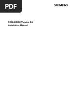 TOOLBOX II Version 5.0 Installation Manual