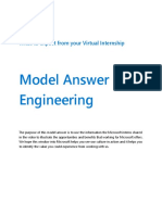 Model Answer Engineering: What To Expect From Your Virtual Internship