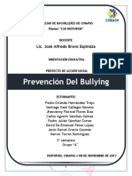 proyecto accion social orientacion prevencion del bullying