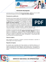 Informacion Del Programa PDF