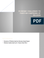 Economic Challenges To Pakistan Comprising of Religion: Week 14 Pakistan Studies Course Code-Pks 101