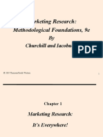 Marketing Research: Methodological Foundations, 9e: by Churchill and Iacobucci