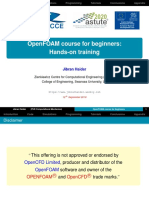 (Haider-2018-OpenFOAM - Course) OpenFOAM For Beginners PDF