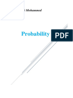 Probability: Ahmed Ali Mohammed Class-A