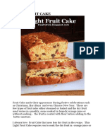 Light Fruit Cake