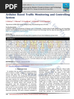 Arduino Based Traffic Monitoring and Controlling System