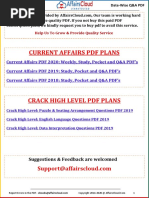 Current Affairs Q&A PDF - January 2020 by AffairsCloud | PDF ...
