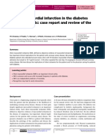 A Silent Myocardial Infarction in The Diabetes Outpatient Clinic: Case Report and Review of The Literature