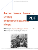 Aurora Novoa Lozano - Ενεργή στο αναρχοσυνδικαλιστικό κίνημα PDF