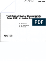 Master: The Effects of Nuclear Electromagnetic Pulse (EMP) On Nuclear Power Plants