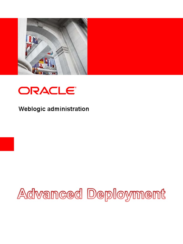 WebLogic Deployment & Redeployment Guide | PDF | Enterprise Java Beans ...