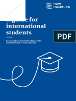 A Guide For International Students: Bachelor'S Degree Course Applications and Admissions at Haw Hamburg