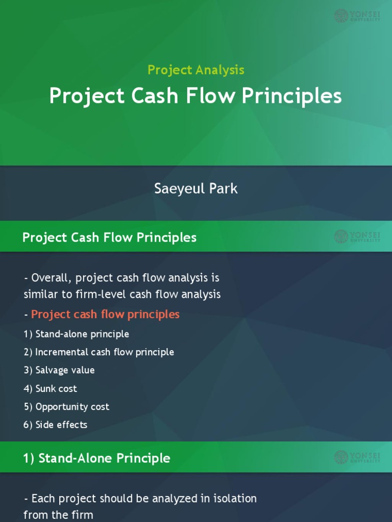2 Project Analysis - 1 Project Cash Flow Principles | PDF