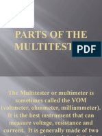 PARTS OF THE MULTITESTER