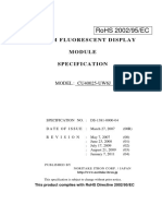 Rohs 2002/95/ec: Vacuum Fluorescent Display Specification