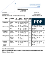 PCP anul I 2019-2020 sesiunea AI si AII 