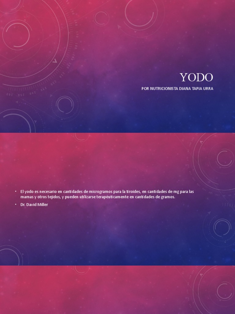 Yodo | PDF | Yodo | Tiroides