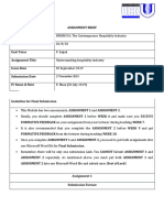 Assignment Brief HNHM301 The Contemporary Hospitality Industry