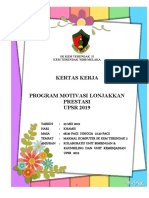 Kertas Kerja Motivasi Lonjakkan Prestasi Upsr 2019