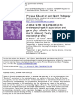 Physical Education and Sport Pedagogy