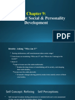 Adolescent Social & Personality Development