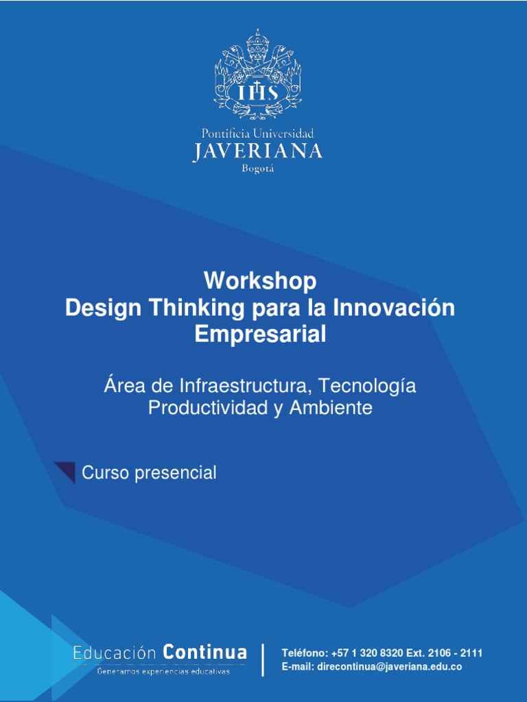 Workshop Design Thinking | PDF | Innovación | Diseño