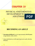 Physical and Cognitive Development in Early Adulthood